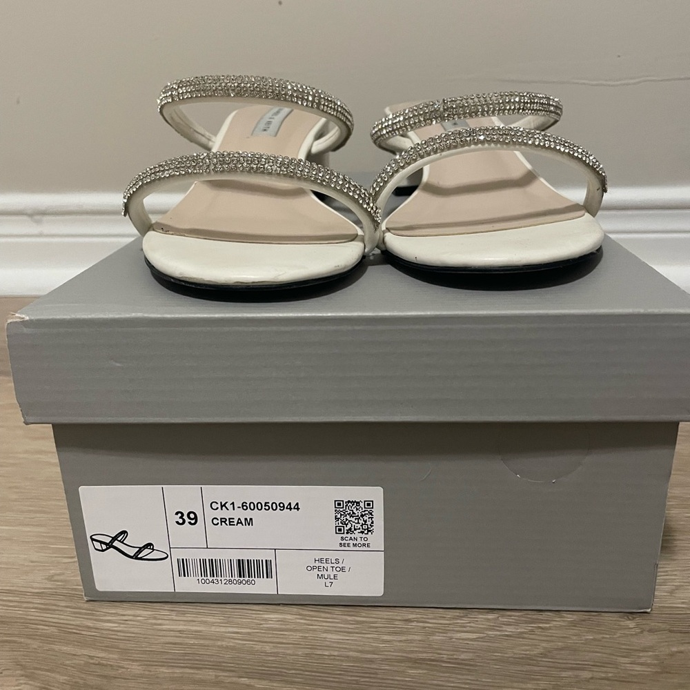 Charles & Keith Rhinestone Kitten Heels - Picture 4 of 5